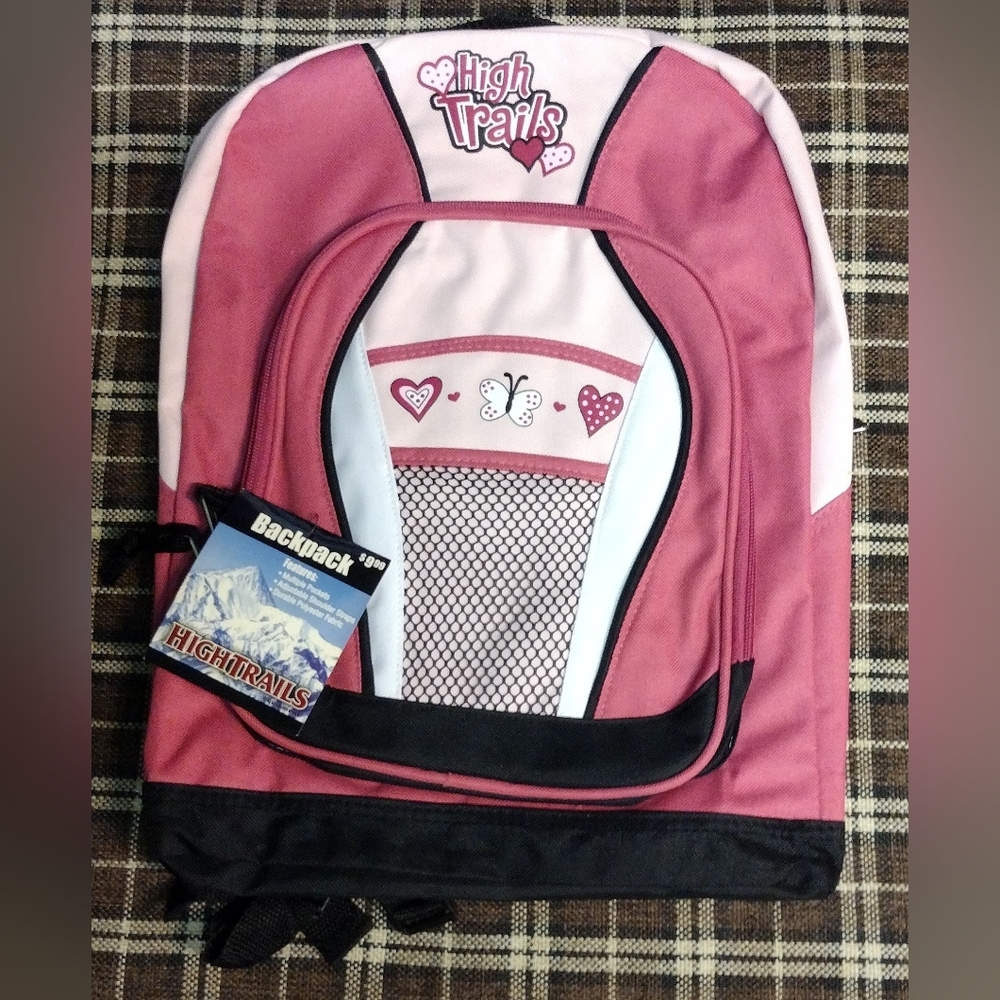 High Trails Pink Kids Backpack